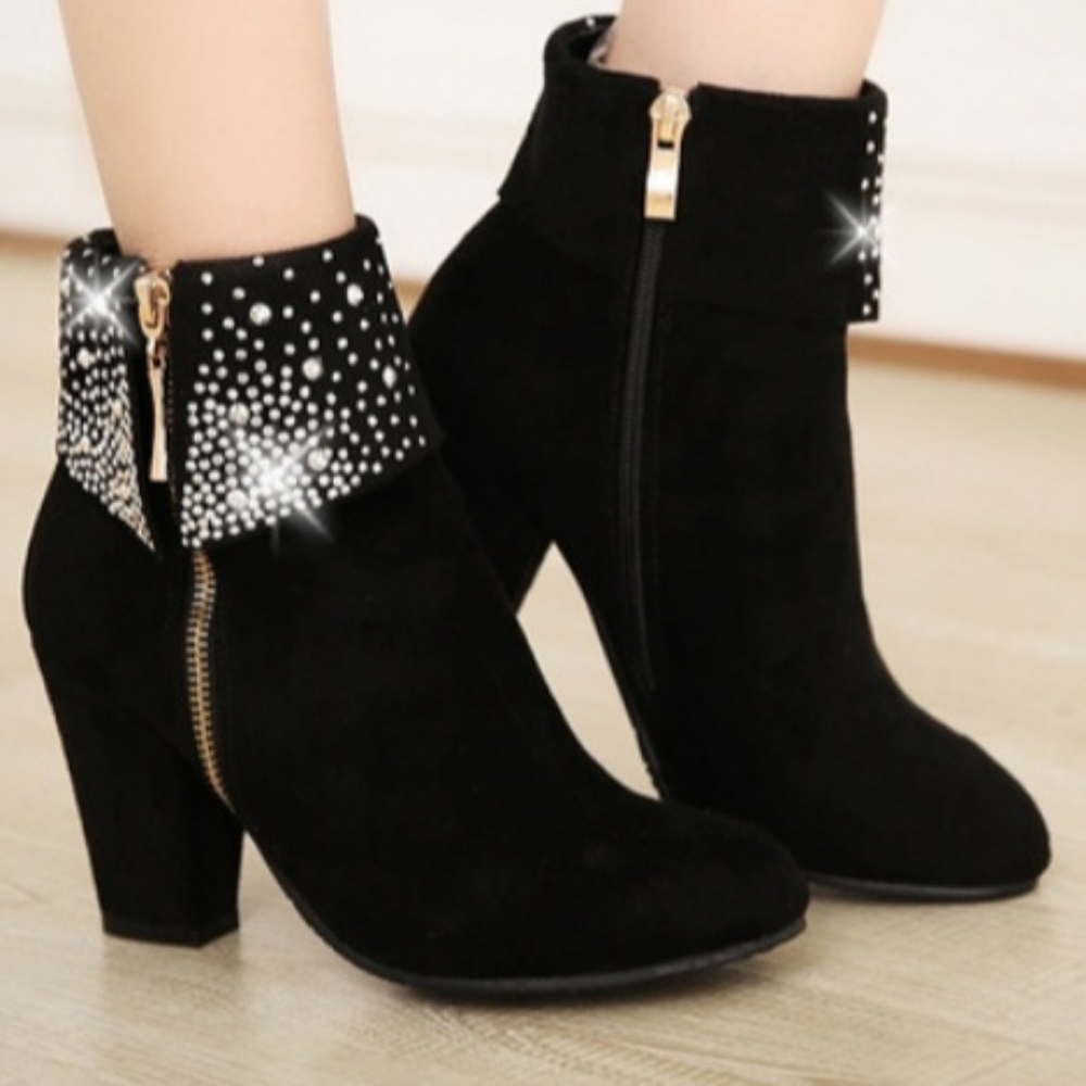 Ankle Suede Boots (perfect for size 10)